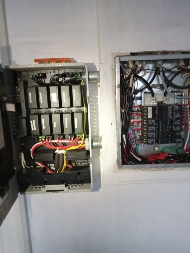 Electrical panel upgrade completed for Security Camera Wiring in Wilton Manors